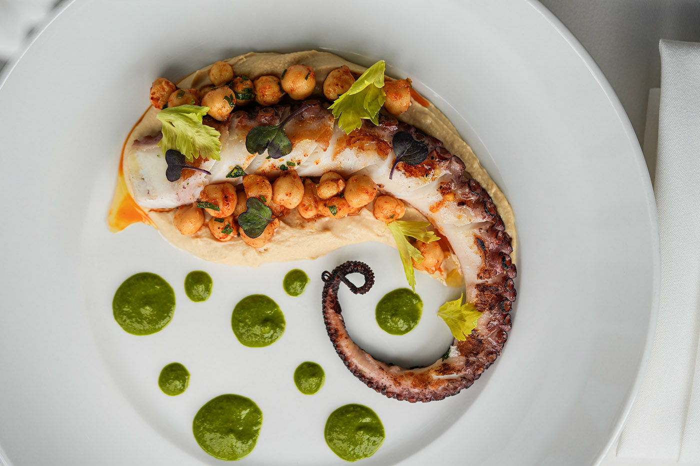 Fire Grilled Octopus