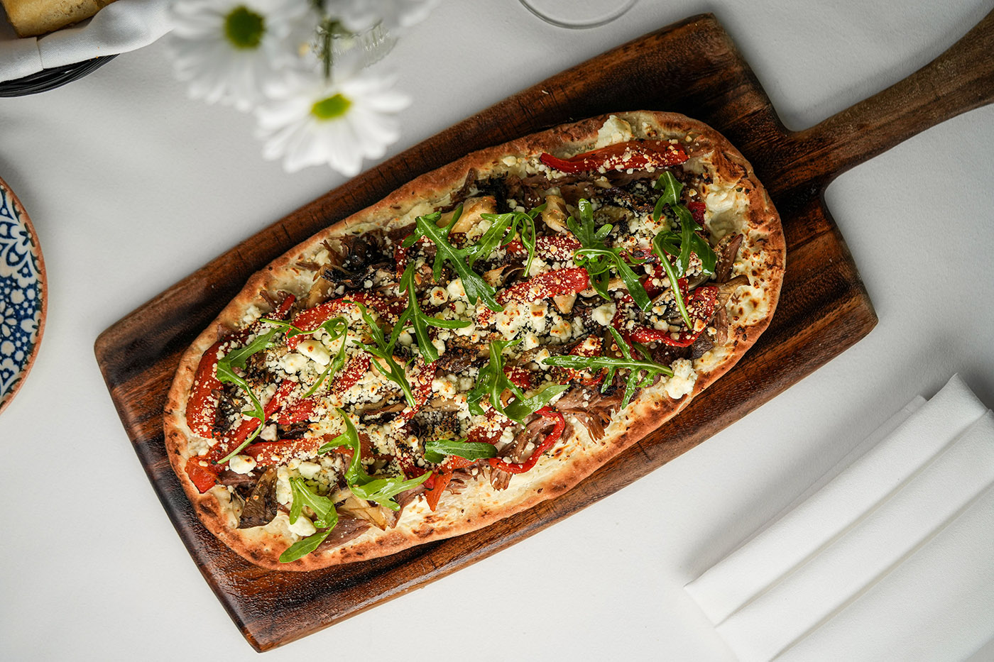 Maitake & Confit Flatbread